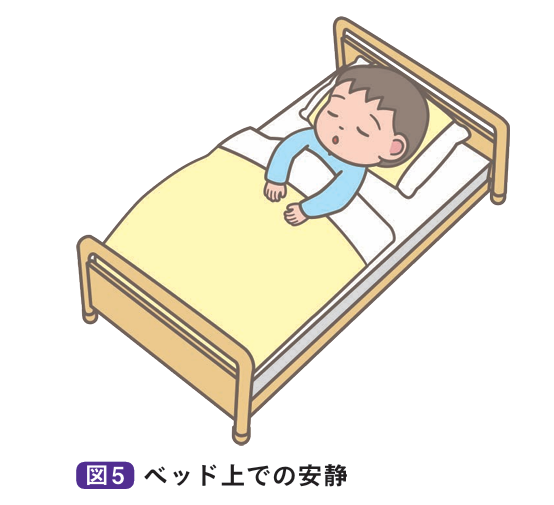 ベッド上での安静